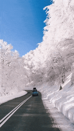 auto winterlandschaft