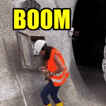 Es darf ordentlich Boooom machen arbeit boom